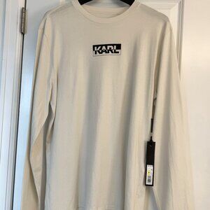 New Karl Lagerfeld Mens Long Sleeve Shirt